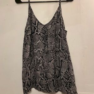 Snakeskin tank